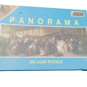 NEW Panorama Puzzle 1000 Pieces Falcon De-luxe Railway Station Firth 40"×13.75"